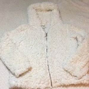Women’s fur self esteem jacket xlarge zip up